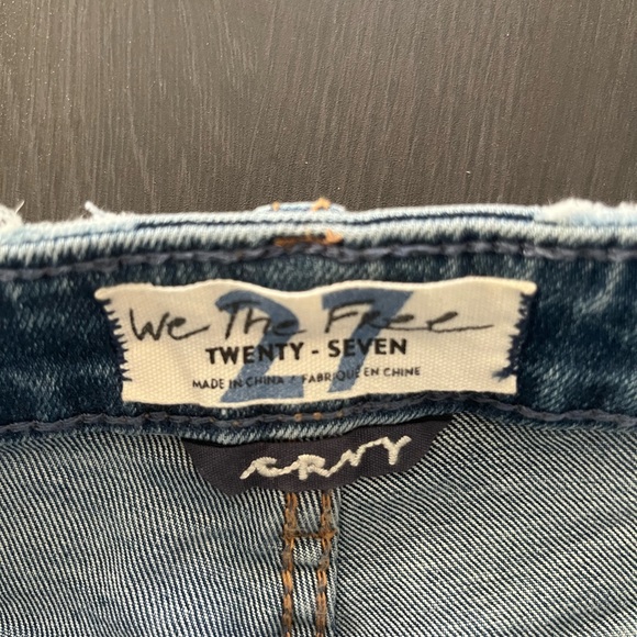 FREE PEOPLE HIGH WASTED denim shorts size 27 SOLD - Picture 5 of 7